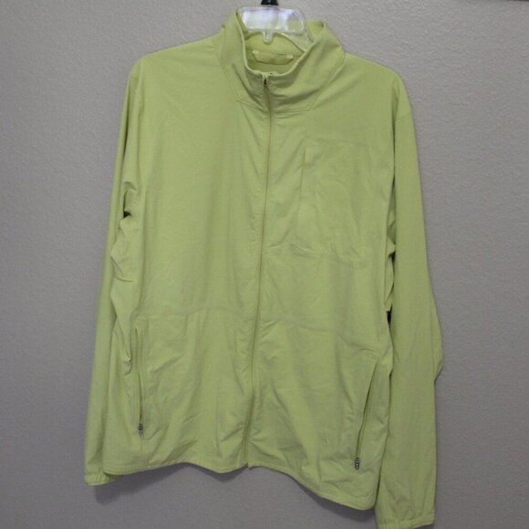 Lululemon Mens Expeditionist Jacket Finch Yellow Size Large Lightweight Vented - Picture 1 of 10